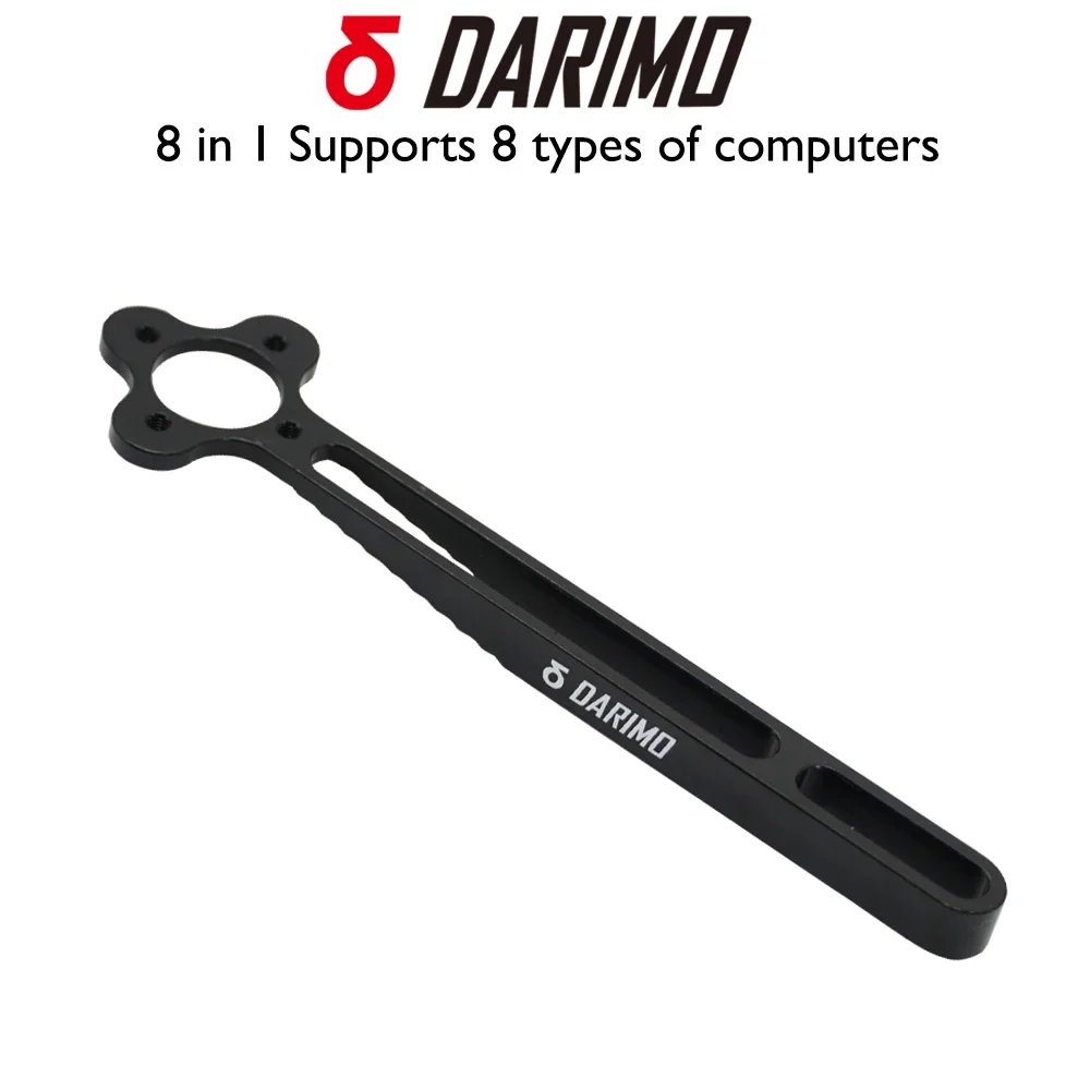 

Крепление для велокомпьютера DARIMO Ultralight 12g из ЧПУ-сплава | Удлинитель руля 130 мм для горных/шоссейных велосипедов | Подходит для GPS-навигаторов Garmin, Bryton