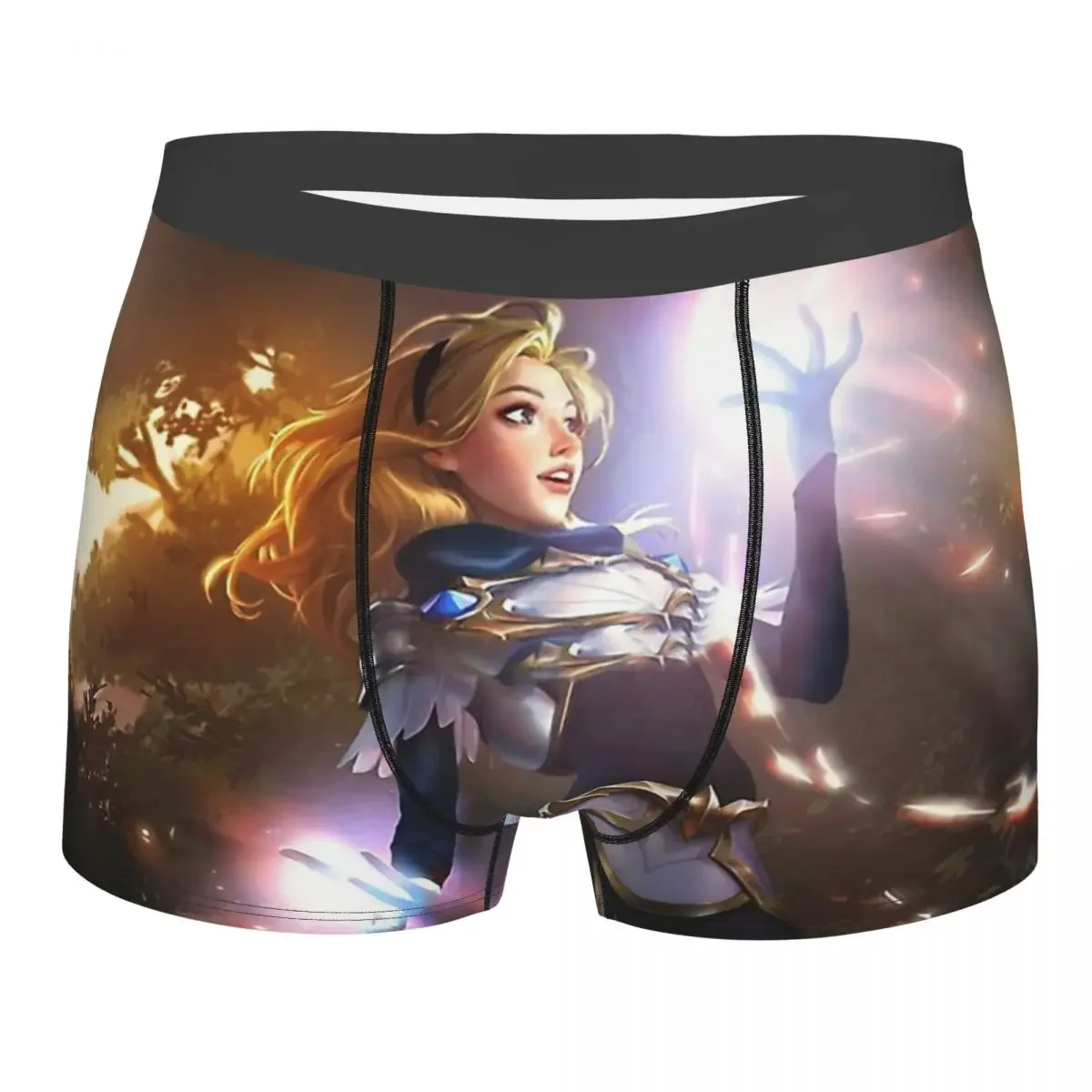 Multiplayer Online Battle Arena Game Lux Underpants Breathbale Panties Male Underwear Print Shorts Boxer Brief