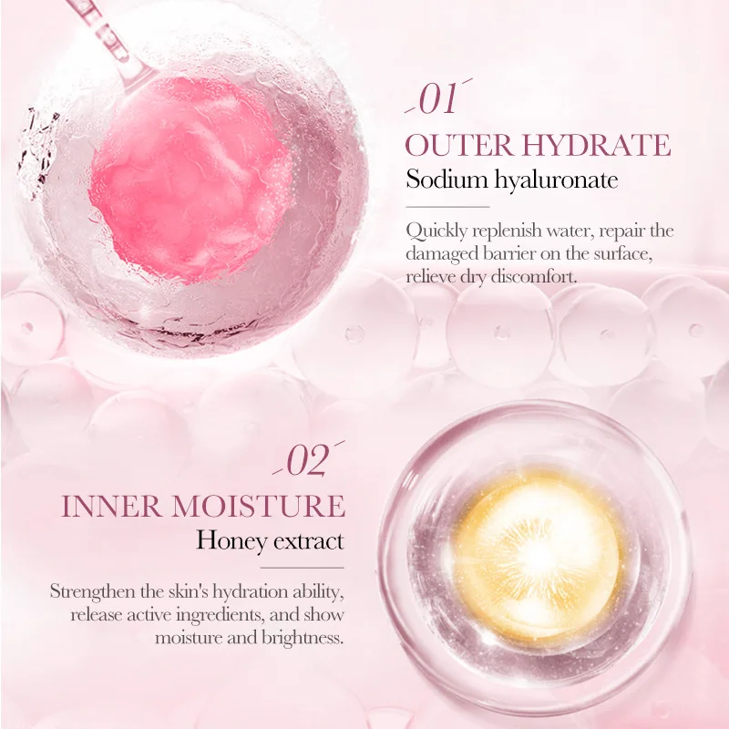 12pc Rose Flower Extract Face Mask Korean Sheet Mask Moisturizing Mask Nourishing Skincare Facial Korean Fresh Product