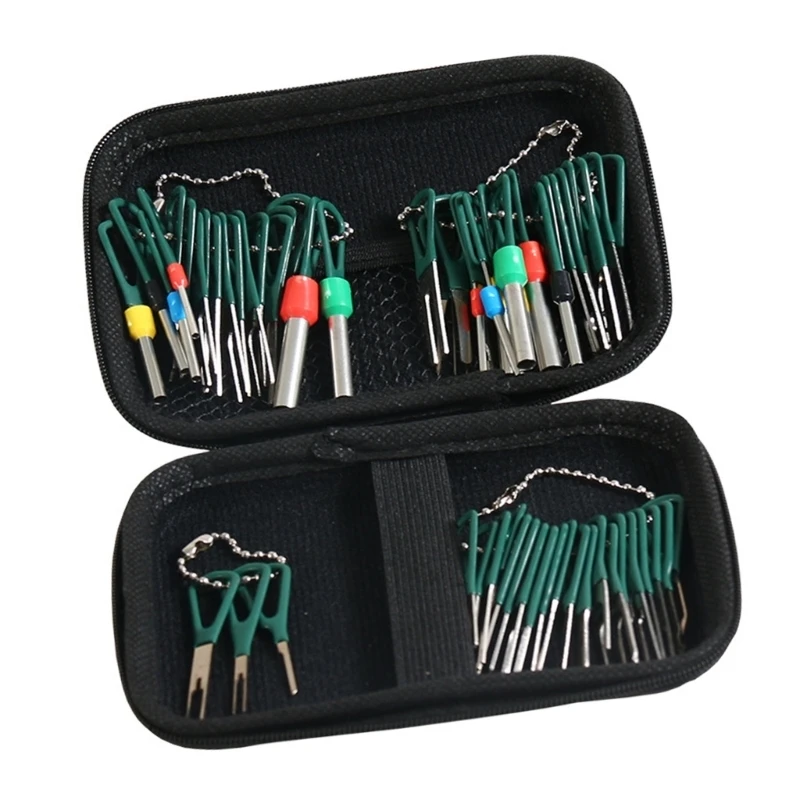 Pack of 59 Comprehensive Automotive Connector Disassembly Set For Reliable Wire Harness Servicing Depinning Tool