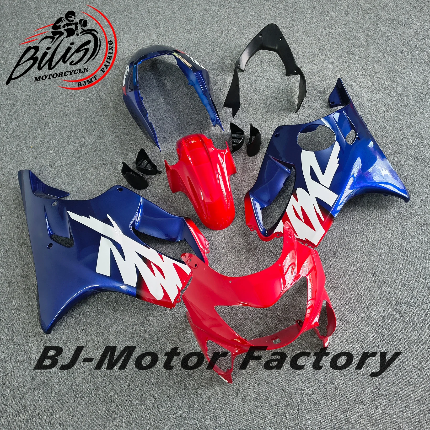 

Fairings For Honda CBR 600 f4 1999 2000 99 00 Red blue cbr600 Injection mold fairing kit