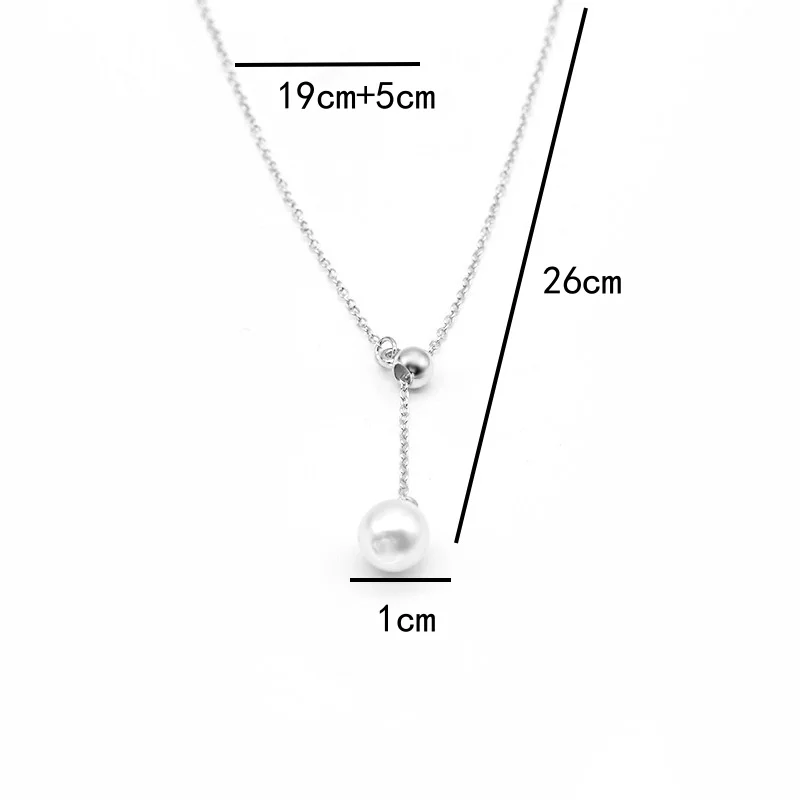 2025 New Fashion High Quality Artificial Pearl Jewelry Chain Adjustable Example Style Statement Necklace Cheap Marketing