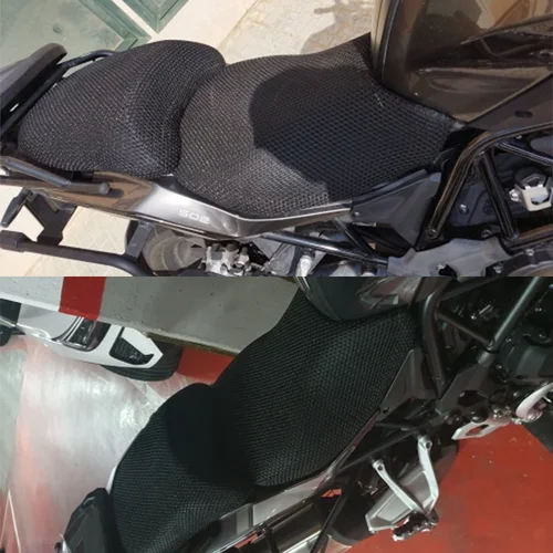 Imagen 2 del producto Accesorios de motocicleta para Benelli TRK502 TRK502X TRK 502X502X funda de asiento de malla antideslizante cojín de asiento impermeable transpirable