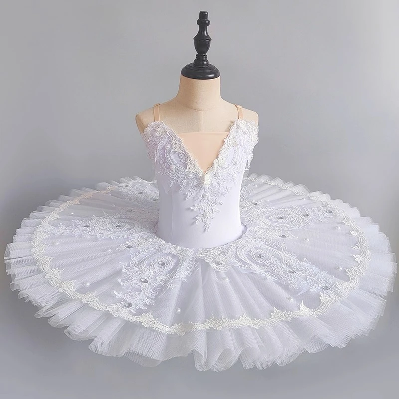 Novo profissional ballet tutu meninas prato panqueca tutu bailarina vestido de festa adulto feminino criança crianças ballet dança traje