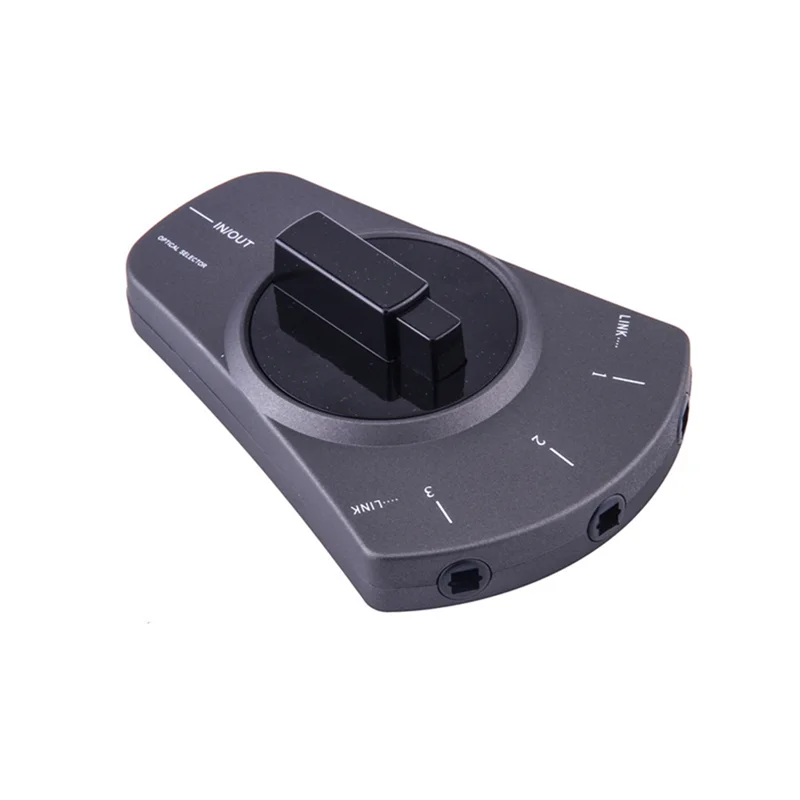 FFYY-3-Way Digital Toslink Switch Toslink Switch لمشغل DVD CD لتبديل الصوت الألياف البصرية