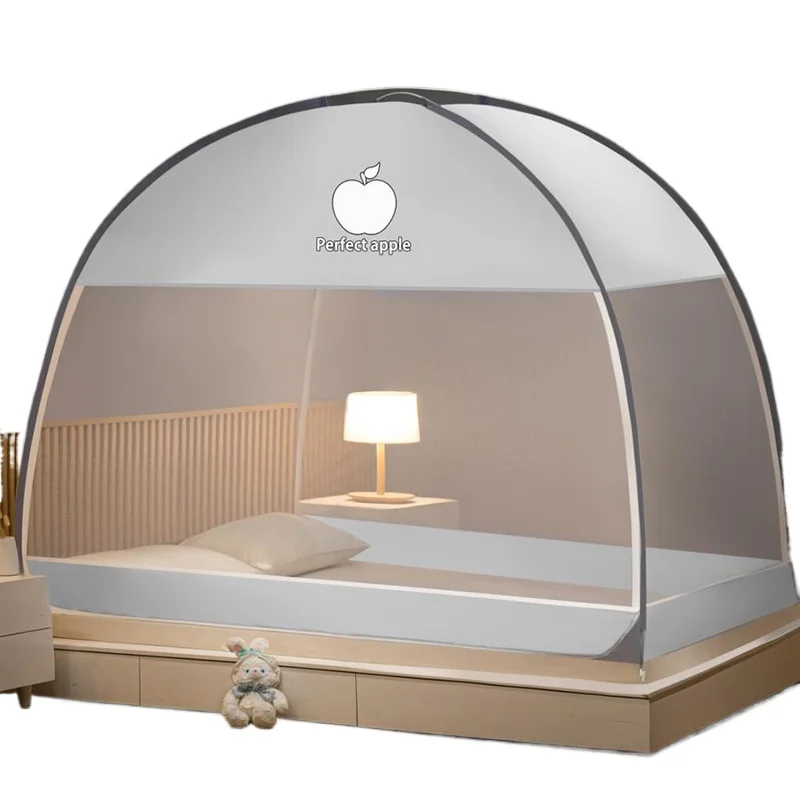 Yurt mosquito net, Class A, maternal and infant grade, no installation required, anti-fall, double-door, heightened design