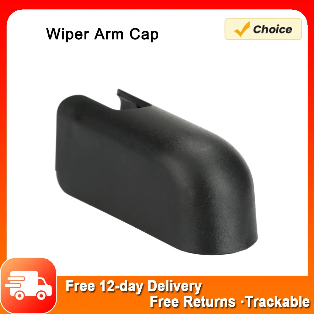 Black Car Rear Wiper Arm Washer Cap Nut Cover for Vauxhall MERIVA CORSA ZAFIRA VECTRA TAILGATE Corsa C (01-06) Car Wiper Arm Cap