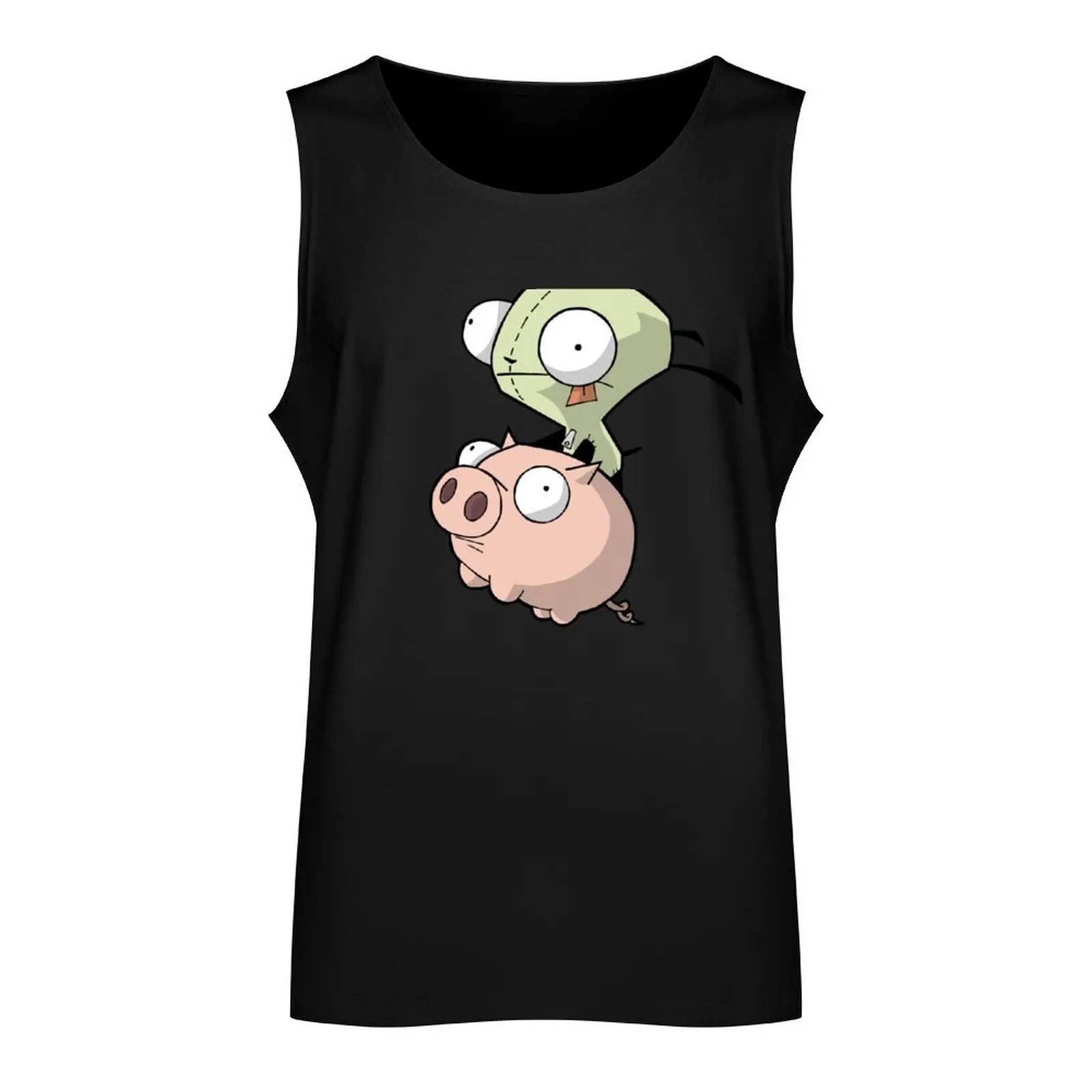 Gir and Piggy Tank Top gym for men male top