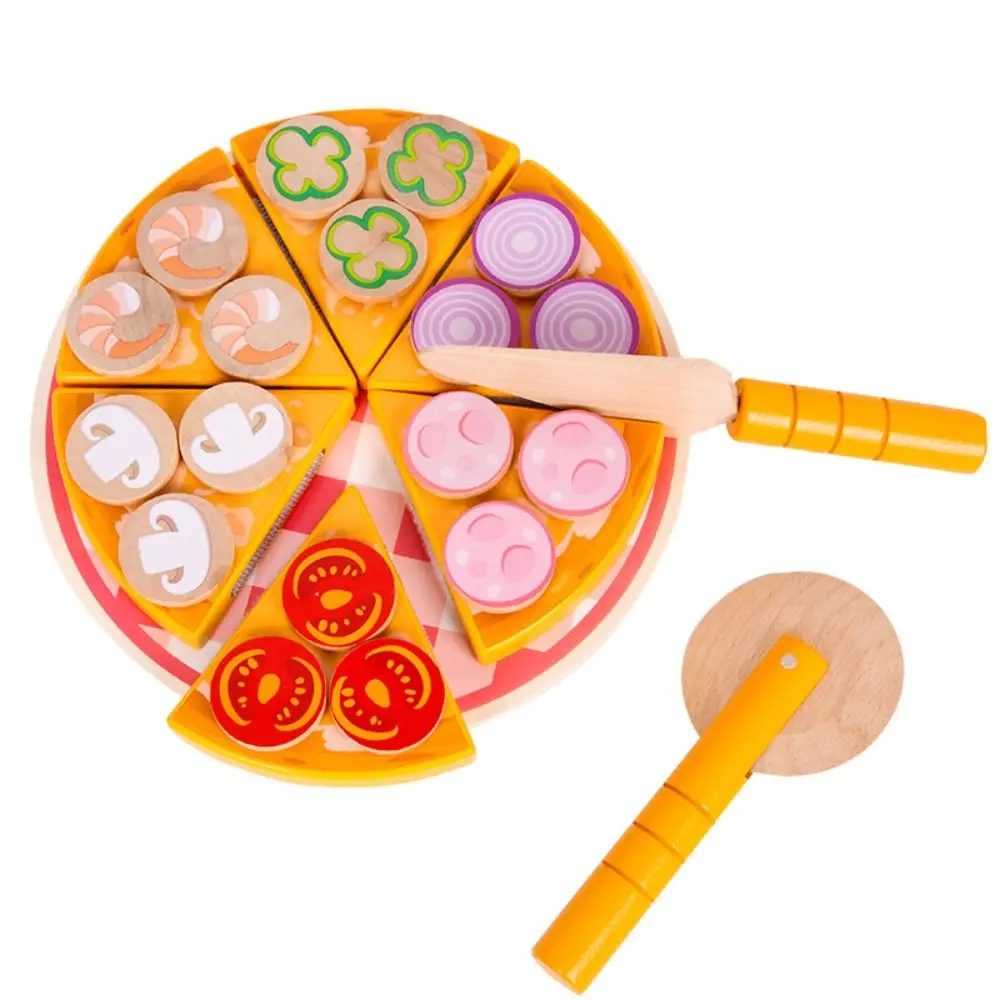 Simulation Pizza Pretend Play Interaktive Kognitive Dramatische Lebensmittel Pizza Spielzeug Langlebige Frühe Bildung Cookie Spielen Lebensmittel Set