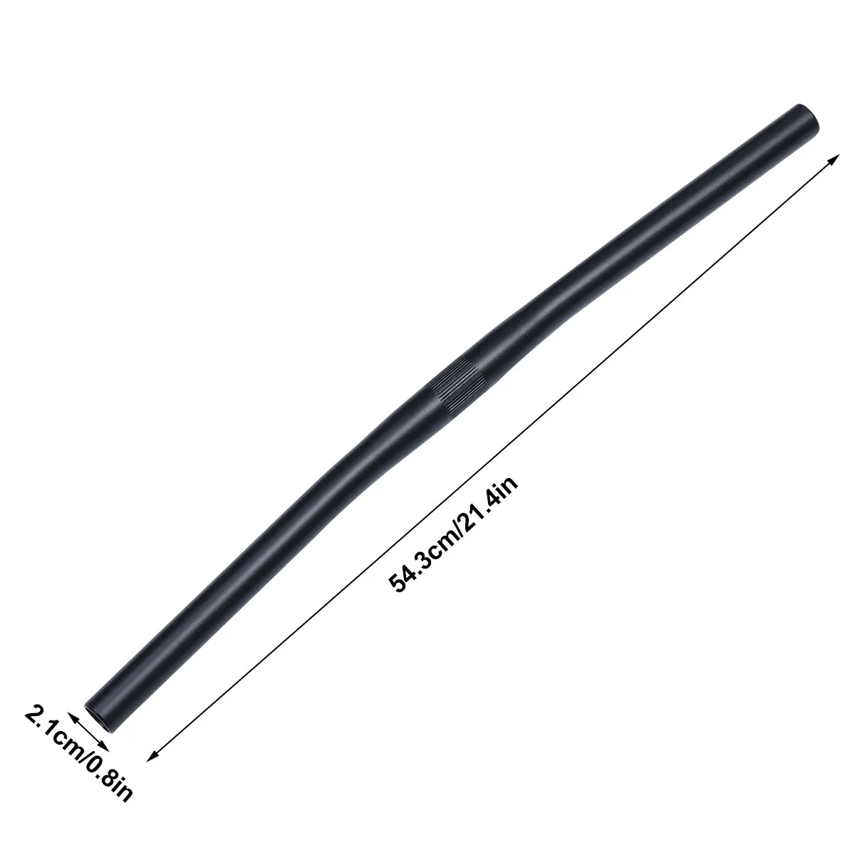 25.4mm Aluminum Alloy Fixed Gear Handlebar Straight Flat Bar Lightweight Strong Urban Cycling Track Bike Sleek Modern Design