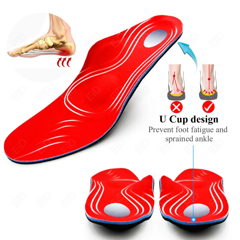 EVA Insoles for Shoes Sole Shock Absorption Deodorant Breathable Cushion Running Insole for Feet Man Women Orthopedic Insole