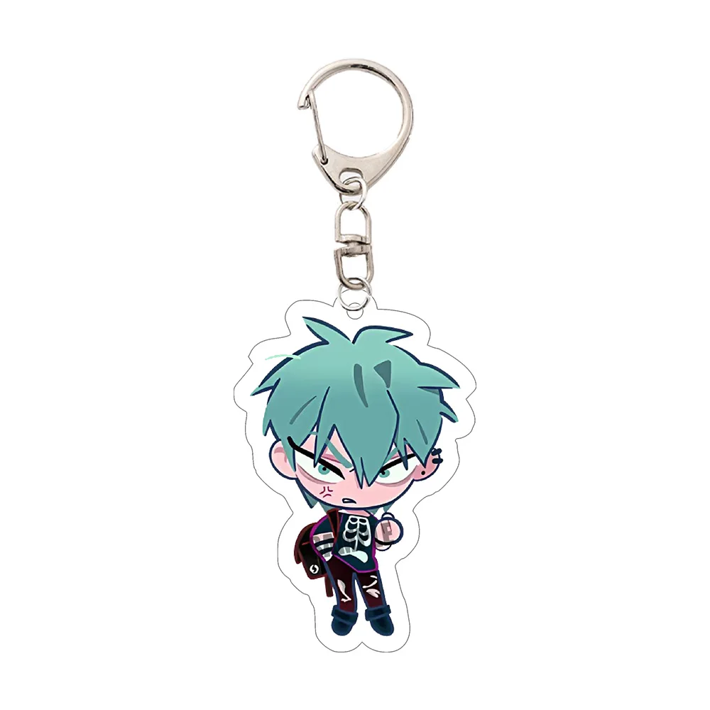 ALIEN STAGE IVAN & TILL Keychain Men Key Chain for Women Comic Korean Cartoon Fashion Figure Acrylic Keyring Pendant Gift Jewlry