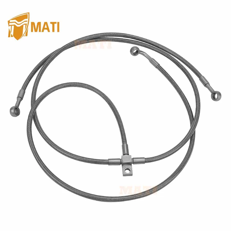 

M MATI Front Brake Hose Line for Polaris Outlaw 450 500 525 2006-2011 Predator 500 2007 1911003