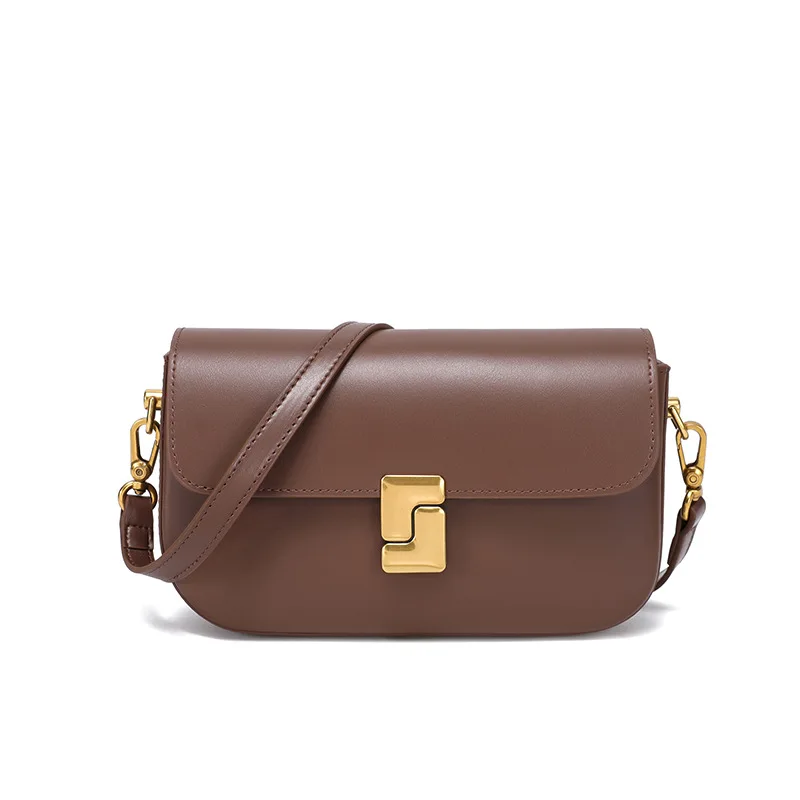 حقائب صغيرة أنثى مربع حقيبة جلدية رفرف 2026 نمط جديد حقيبة ساعي أنثى حقيبة كتف متعددة الاستخدامات حقائب عادية للنساء C078 #1