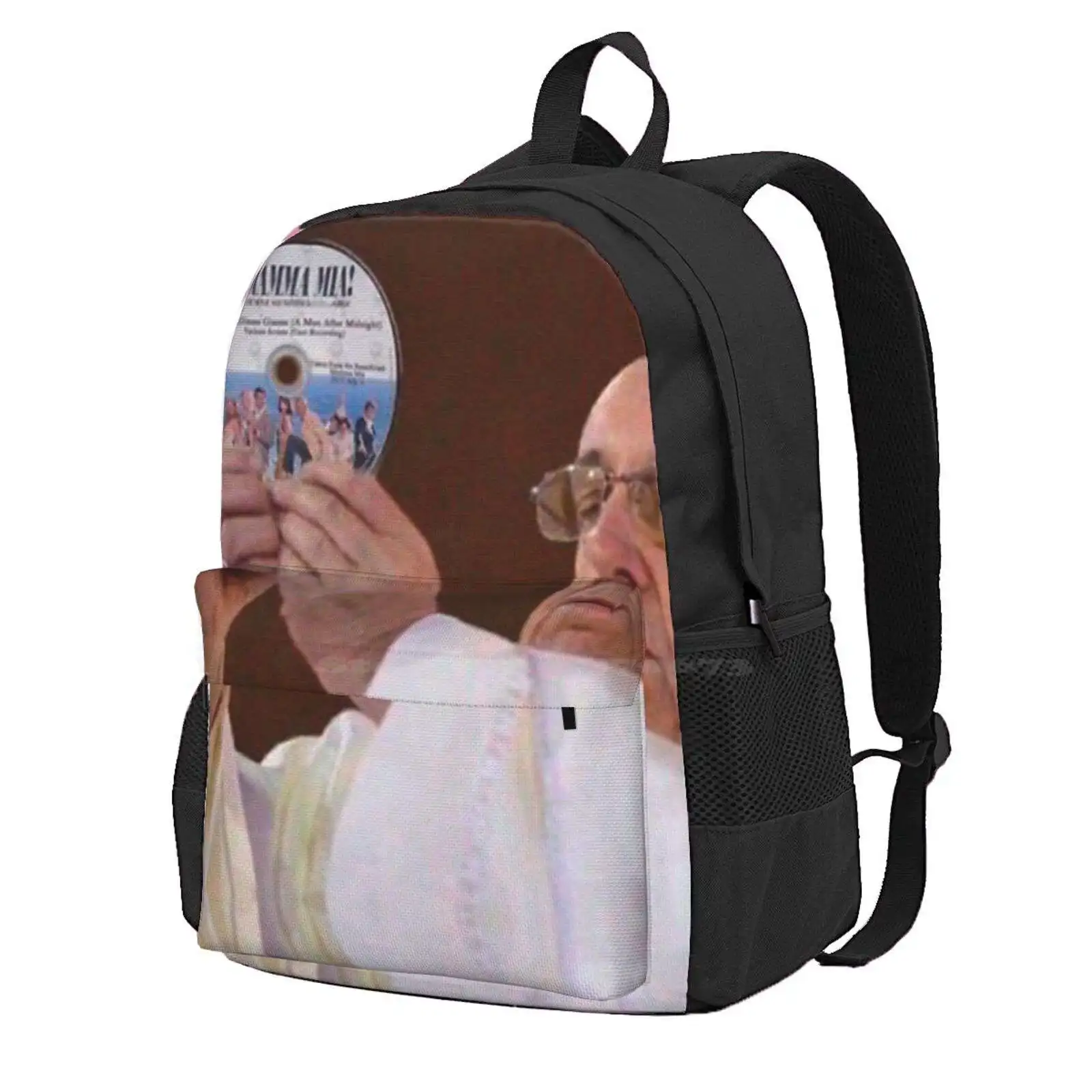 

Pope Holding Mamma Mia Hot Sale Schoolbag Backpack Fashion Bags Pope Mamma Mia Meryl Streep Songs Musical