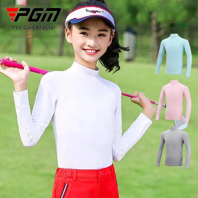 

PGM Golf Sunscreen Primer Girls Summer Ice Silk Breathable Shirts YF137