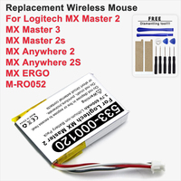 New Replace Mouse Battery For Logitech MX Master 2 3 2s MX Anywhere 2 2S MX ERGO M-RO052 910-004374 533-000120 533-000121 600mAh