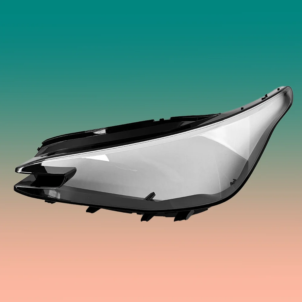 غطاء أضواء السيارة الأمامية لسيارة Volkswagen VW ID.4 X 2021 2022 عدسة المصباح الأمامي الشفاف استبدال غطاء عاكس الضوء الزجاجي الأصلي #3