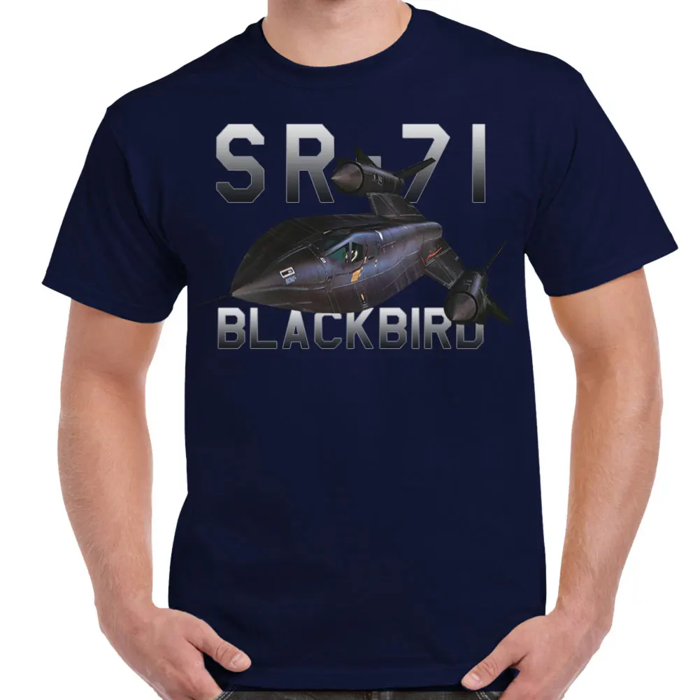 USAF SR-71 Blackbird Reconnaissance Aircraft T-Shirt 100% Cotton O-Neck Short Sleeve Summer Casual Mens T-shirt Size S-3XL