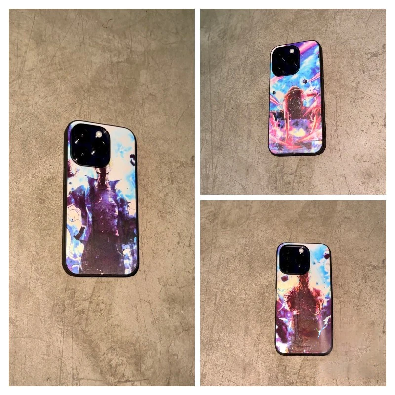 One Piece Zoro/Luffy/Sanji 3D Lenticular Phone Case Cool Gradient