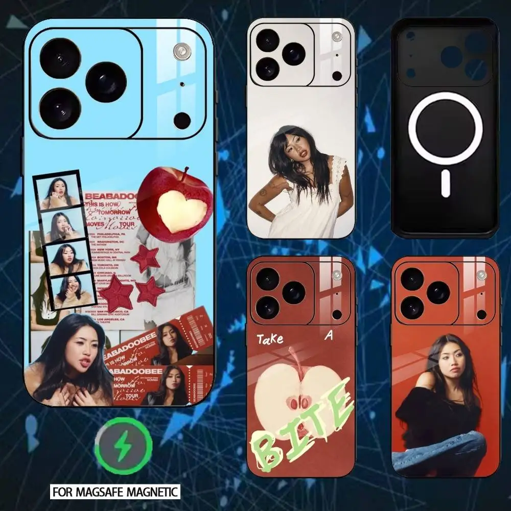 

Singer B-Beabadoobee Phone Case For iPhone 17,16,15,14,13,12,Plus,Pro,Max For Magnetic Wireless Charge