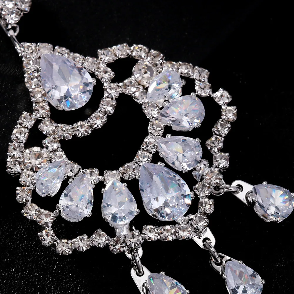 Exotic Gift Zirconia Maang Tikka Hairpin Indian Women Forehead Jewelry Gorgeous Boho Statement Headdress Accessories Festival