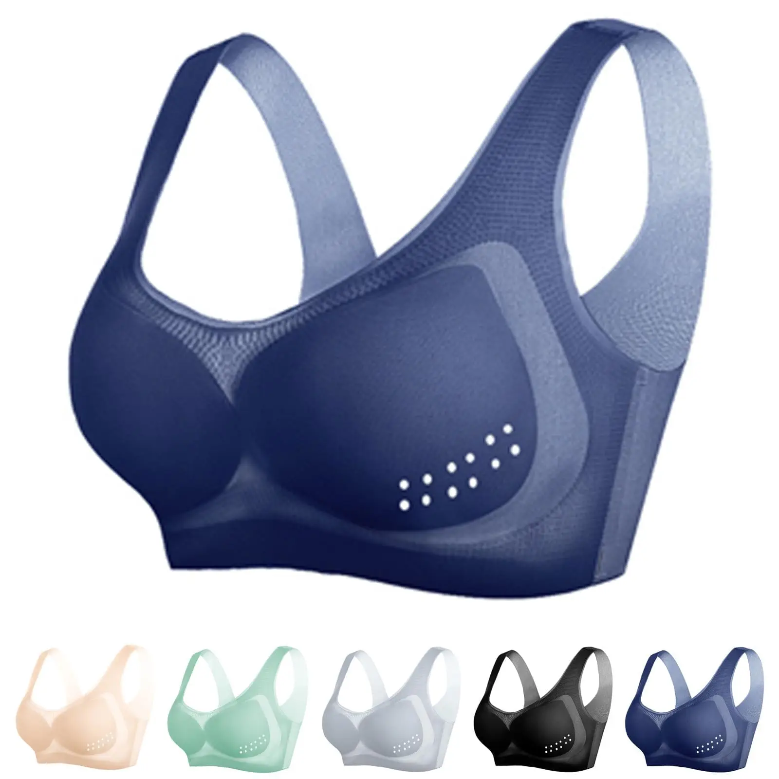 Summer Seamless Ice Silk Ultra Thin Bra Women Wireless Beautiful Back Vest Bra With Padded Sling Invisible Brassiere Inside Wear