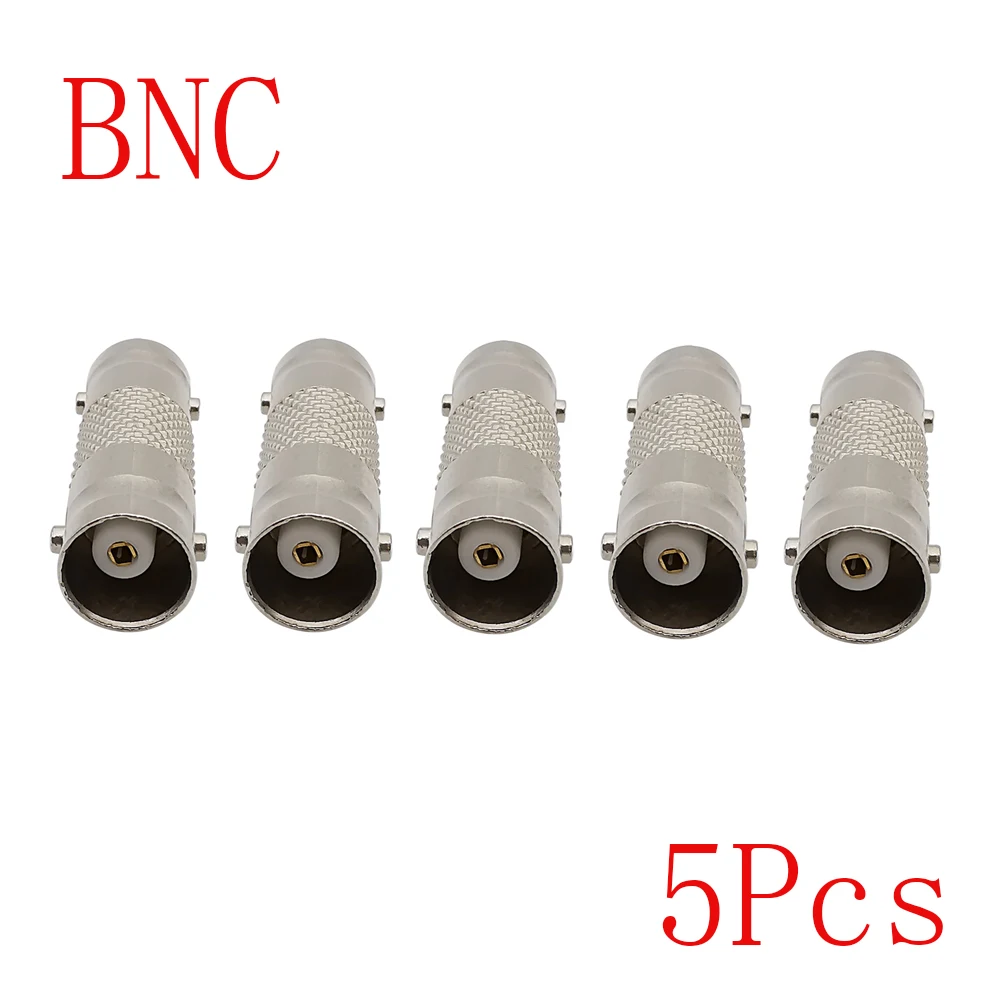 

5Pcs/lot BNC Female to Female Jack CCTV BNC Connector Extender for CCTV Camera Security Video Surveillance System Accessories