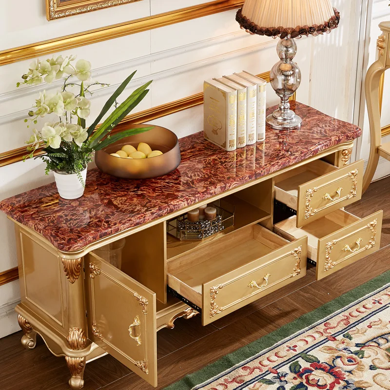 Bedroom TV cabinet Master bedroom heightened locker Highcabinet European style bedsidecabinet Lite countertop 60cm