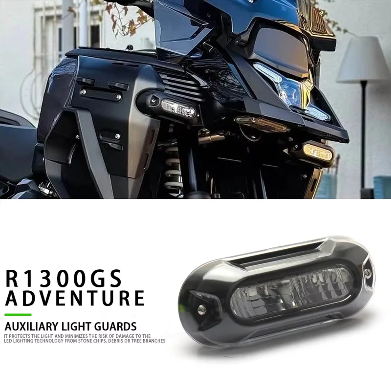 For BMW R1300GS Adventure R1300GSA 2024 Motorcycle Auxiliary light Guard Fog Lights Protector Driving Lamp Lens Protective Cover