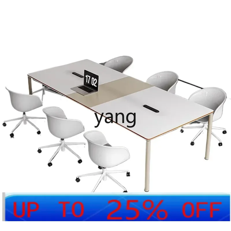

LMMrectangular negotiation table and chair combination strip table industrial wind workbench