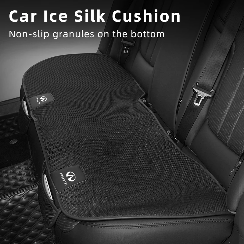 Car Seat Cover Front Rear Seat Ice Silk Cushion Pad Protective Mat For Infiniti Q70L QX50 Q50 QX30 QX60 QX80 Q60 Q30 QX70 Q70