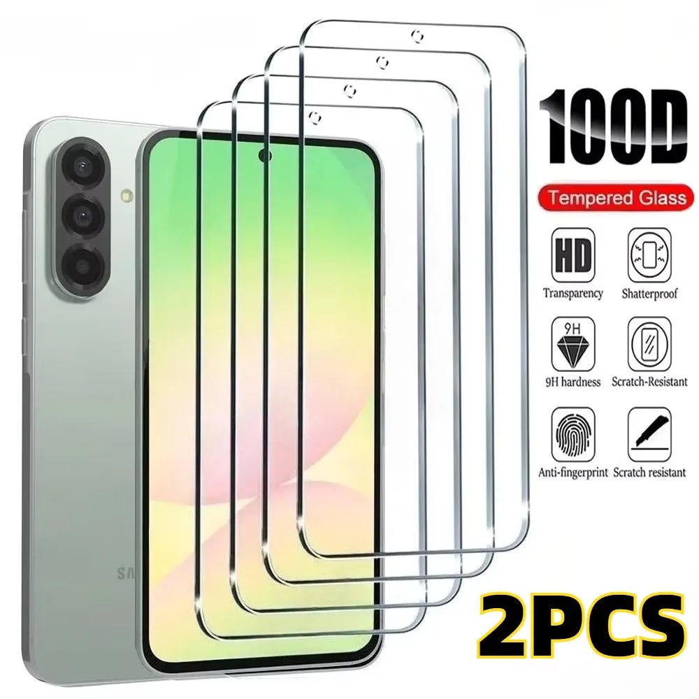 2Pcs Screen Protector for Samsung Galaxy A57 56 55 54  52 51 50 4G Tempered Glas for Samsung Galaxy A57 56 55 54  52 51 50 5G