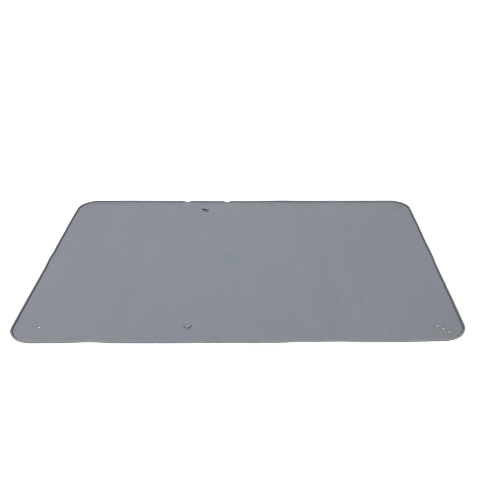 

1pcs Pet Pee Pad Holder 34" X 25" Silicone Non-Slip Dog Potty Training Mat Waterproof Floor Protection Puppy Housebreaking Grey