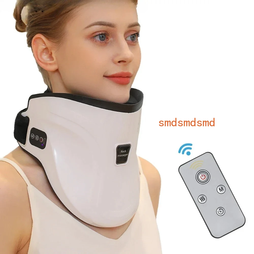 

Wireless Remote Control Cervical Spine Traction Device Electric Infrared Heating Vibration Airbag Neck Massager tractor