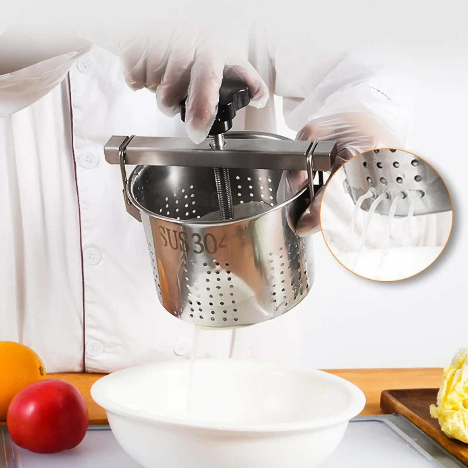 

Соковыжималка для овощей, прочный кухонный инструмент для обезвоживания овощей объемом 1,5 л