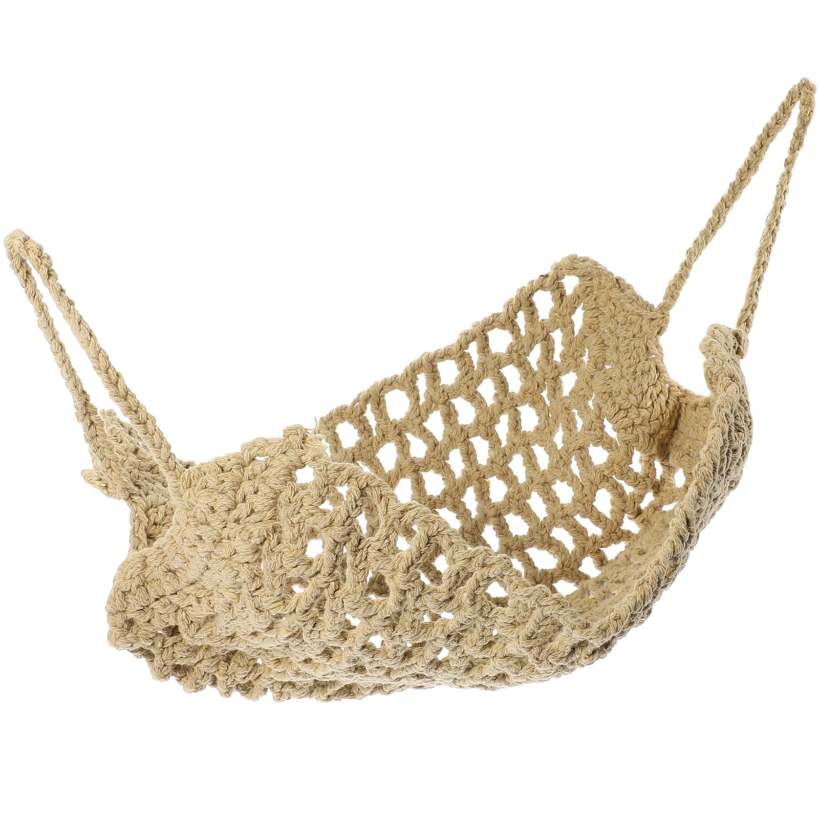 

Fruit Net Bag Hanging Basket Vegetable Rattan Woven Hammock Organizer Home Accessory Fruit Hammock Storage Kitchen Larger Under
