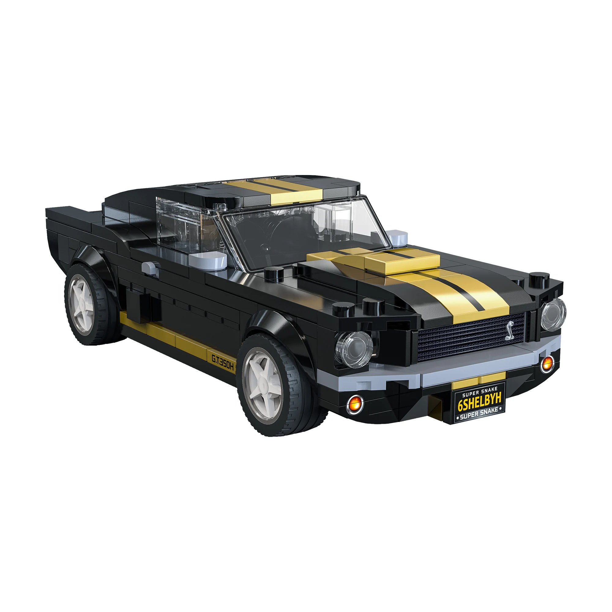 CaDA officieel gelicentieerde 1:24 bouwsteenautoset / sportwagen bouwstenen / klassieke auto's / Audi A8 / Opel / Shelby / Fiat
