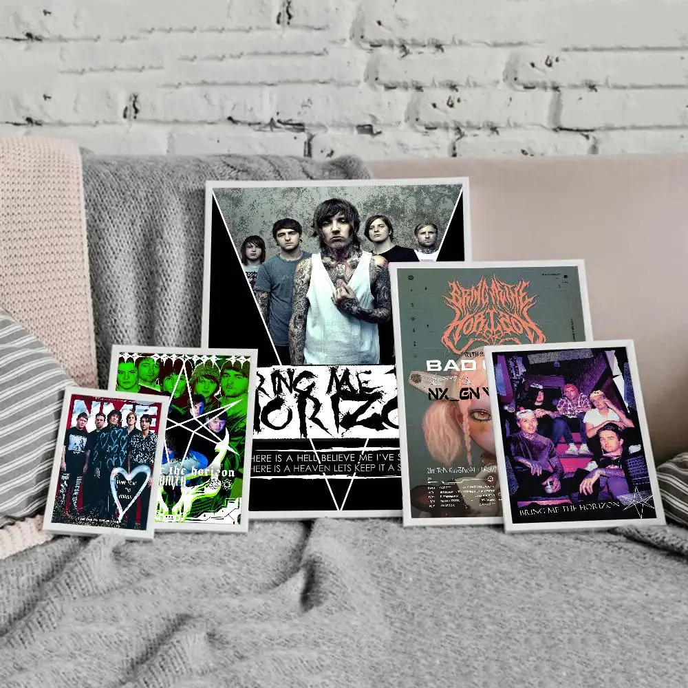 Metalcore band B-Bring Me The H-Horizon Good Quality Prints and Posters Vintage Room Bar Cafe Decor Home Decor