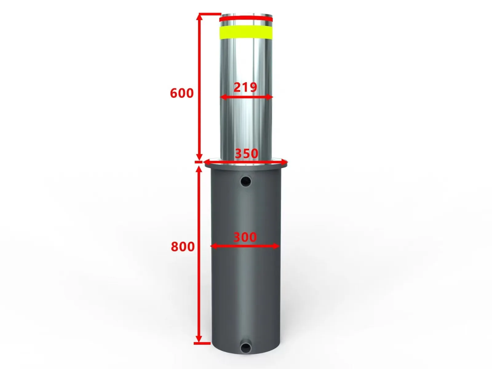 8 Fully Automatic Remote-Controlled Raising Columns with 2 Raising Control Systems