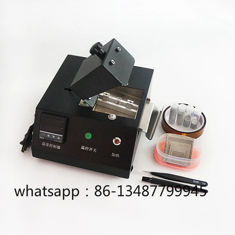 

LY M700 BGA Reballing station 29pcs heated stencils with solder balls ESD tweezer brush BGA rework repair tools