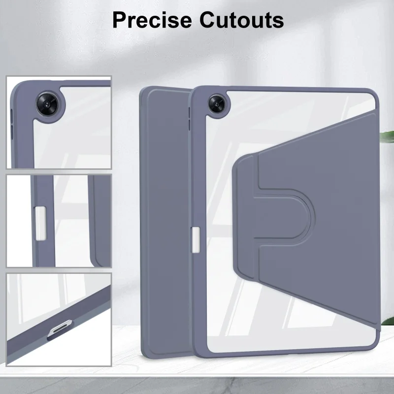 360 Rotation Cover for OPPO Pad 5 Pad5 Case 12.1 inch with Pencil Holder Cover for OPPO Pad 5 Matte Display Edition Tablet Case