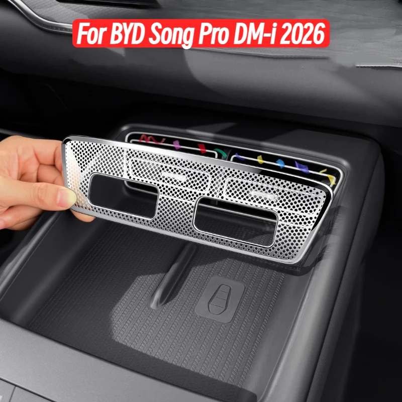 For BYD Song Pro DM-i 2026 Central Console Air Vent Dust Cover Air Conditioner Protector Car Accessories