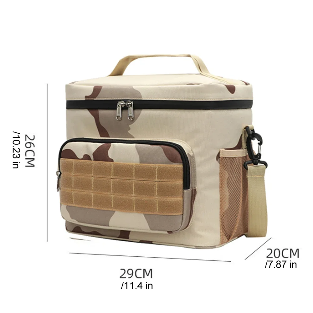 Портативная теплоизоляционная сумка, большая наружная Сумка для кемпинга, столовых приборов, барбекю, еды, пикника из ткани Оксфорд