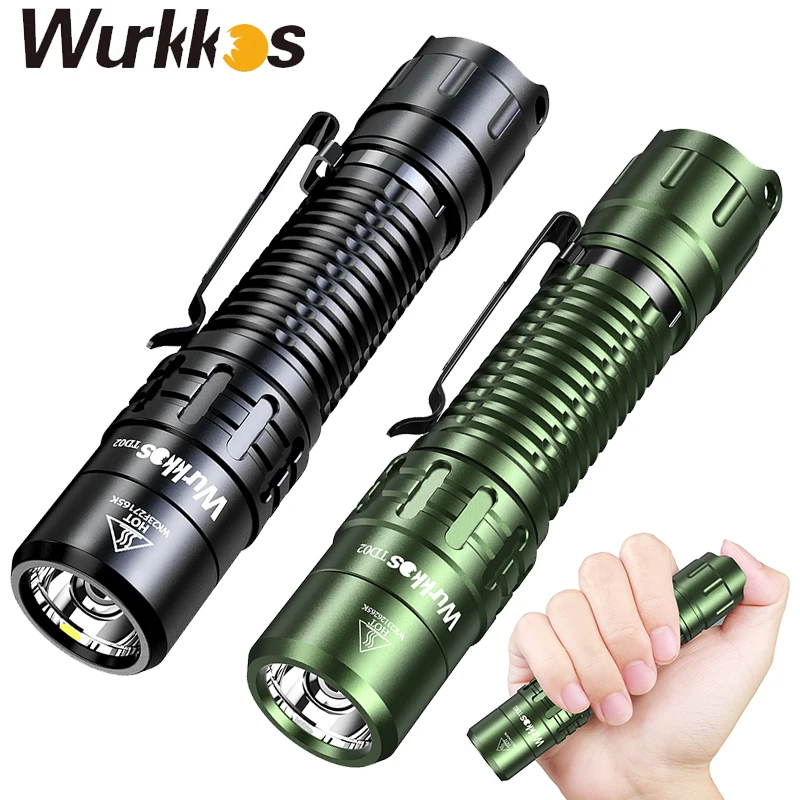 wurkos-td02-戦術懐中電灯-18650-edc-充電式ライト-2000lm-sst40-led-グリーン懐中電灯-ipx8-軍事非常灯