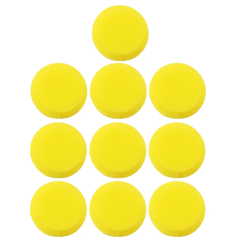 

10Pcs Round Sponge Paint Brushes Kit Child Sponge Painting Brushes Easy Hold Washable for Kids Watercolor Crafts Clay