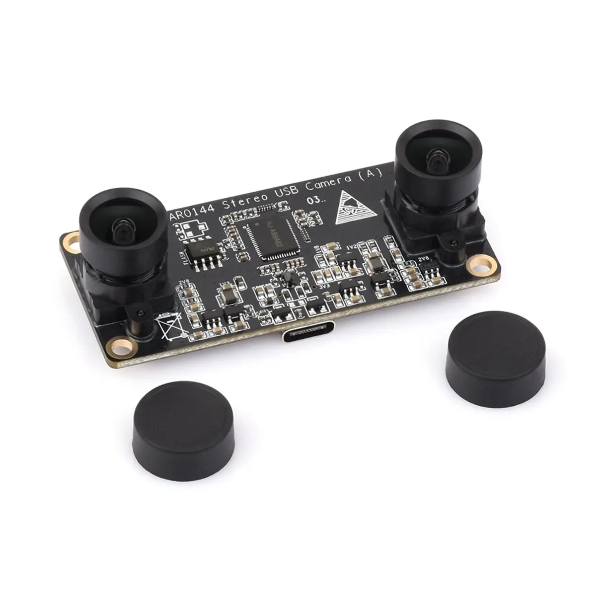 “QUALITY EXCELLE“2MP Dual-Camera Module AR0144 Sensor 2560x720 USB 2.0 Simultaneous Frame-By-Frame Output
