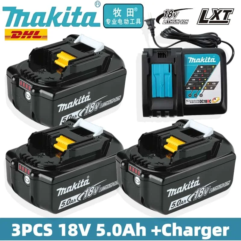 

Genuine Makita 6Ahfor Makita 18V Battery BL1840 BL1830B BL1850B BL1850 BL1860 BL1815 Replacement tools Lithium Battery