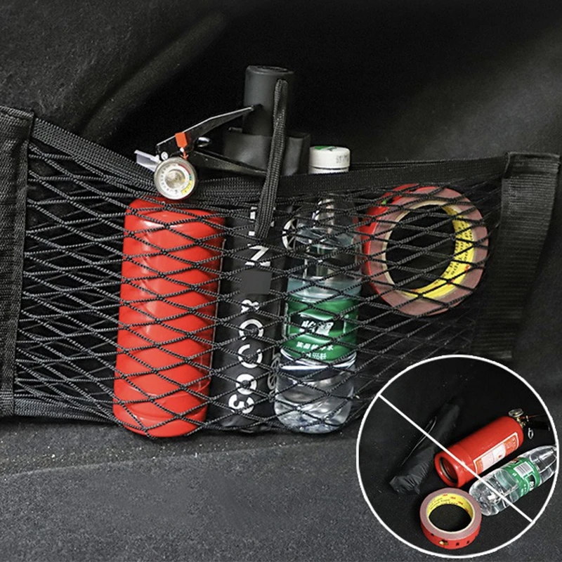 For Lynk & Co 01 02 03 05 06 09 Trunk Storage Storage Fixed Mesh Velcro Mesh Pocket Accessories