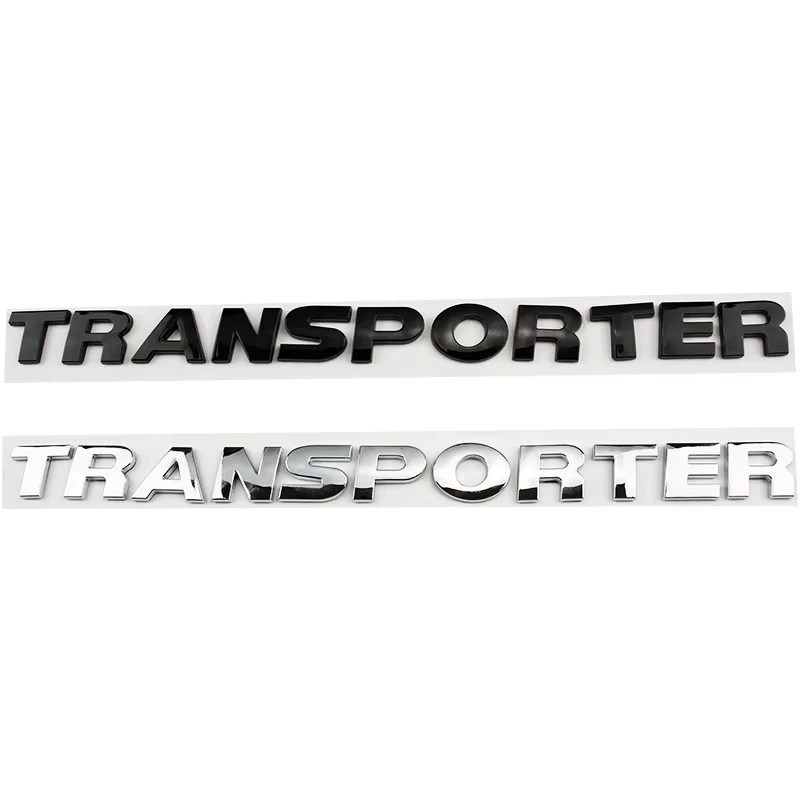 

3D ABS Car Trunk Letters Words Logo Badge Emblem Decals Sticker For Volkswagen VW TRANSPORTER T4 T5 T6 T7 T8 Styling Accessories